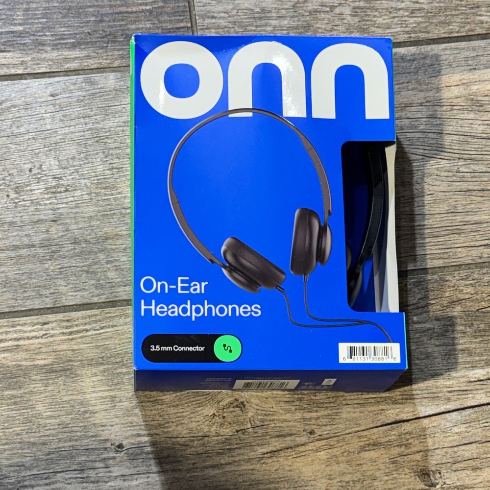 On Running Blue and Black On-Ear Headphones
